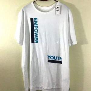 Men’s Graphic Empower Youth T-Shirt White Large